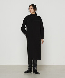 Gabardine K.T | フラノジャージ あったかワンピース(ワンピース)