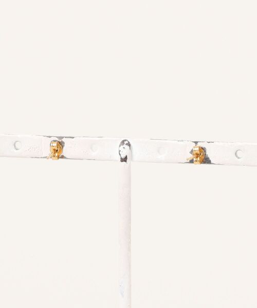 〈K18GP〉タイニー1粒ビジューピアス（ピアス（両耳用））｜Jolie Toujours（ジョリトゥジュール）