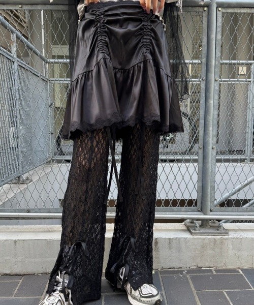 Candy Stripper（キャンディストリッパー）の「SATIN GATHER SKIRT