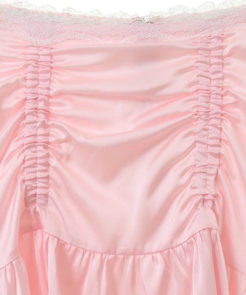 Candy Stripper（キャンディストリッパー）の「SATIN GATHER SKIRT LAYERED パンツ（その他パンツ・レディース・ピンク/ブラック/ライトブルー・FREE）」の20枚目の写真