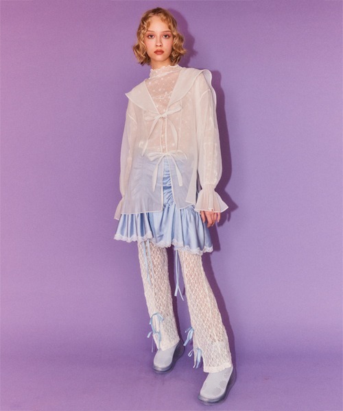 Candy Stripper（キャンディストリッパー）の「SATIN GATHER SKIRT