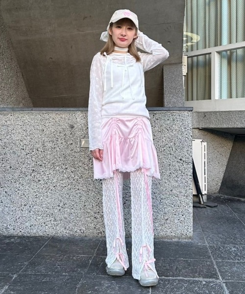 Candy Stripper（キャンディストリッパー）の「SATIN GATHER SKIRT