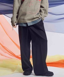 《UNISEX》【Italian Dead Stock Fabric】Two-Tuck Wide Pants/2タックワイドパンツ【MAISON SPECIAL/メゾンスペシャル】