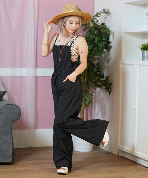 らロキシー　ROXY ビブパンツ　黒オーバーオール　M レディース ROXY/ロキシー 水陸両用オーバーオール/UVケア RLY251027