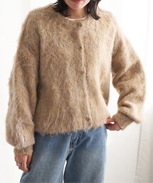 ブークレーシャギー2WAYカーディガン