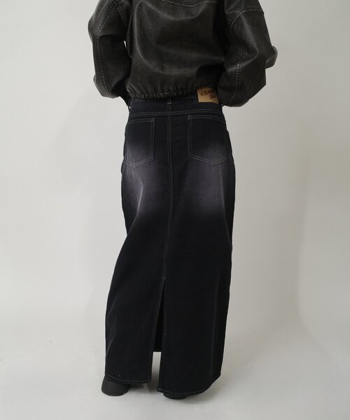 WHO'S WHO gallery（フーズフーギャラリー）の「スラッシュポケットコーデユロイスカート（スカート・レディース・ブラウン/グレー/ブラック・FREE）」の5枚目の写真