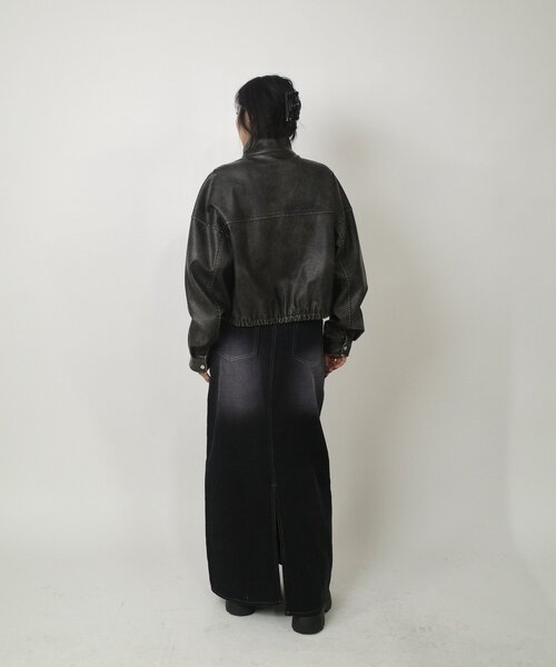 WHO'S WHO gallery（フーズフーギャラリー）の「スラッシュポケットコーデユロイスカート（スカート・レディース・ブラウン/グレー/ブラック・FREE）」の11枚目の写真