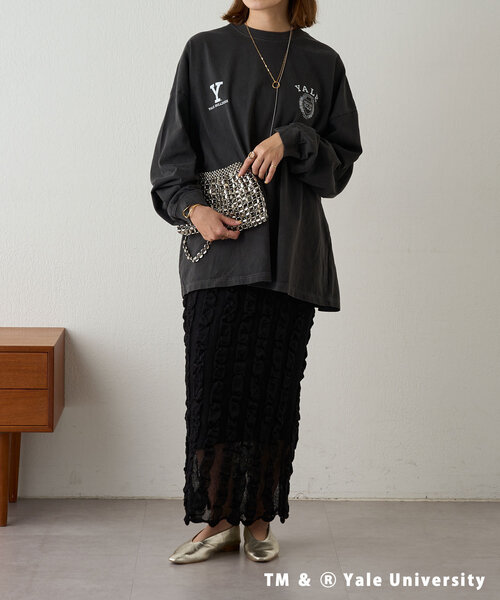 SHENERY（シーナリー）の「【GOOD ROCK SPEED】college ロンTee（Tシャツ/カットソー・レディース・ホワイト/ピンク/チャコールグレー・FREE）」の20枚目の写真