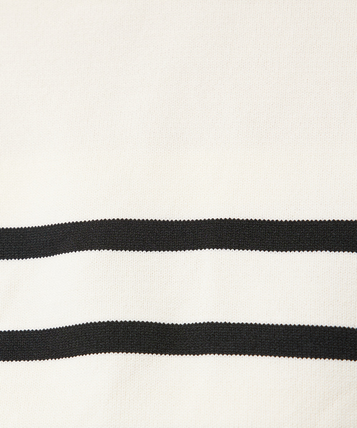 abahouse mavie(アバハウスマヴィ)の「【セットアップ対応】ボーダーニットプルオーバー(ニット/セーター・レディース・ホワイト/ネイビー・フリー)」の15枚目の写真