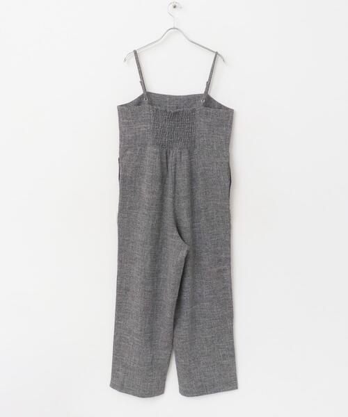 ITEMS URBANRESEARCH(アイテムズ アーバンリサーチ)の「ツイードライクサロペット(サロペット/オーバーオール・レディース・ブラック・FREE)」の12枚目の写真