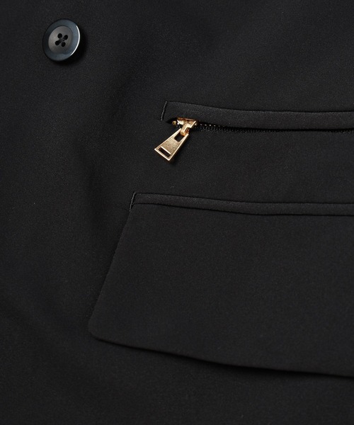 CULLNI（クルニ）の「Stretch Taffeta Zip Pocket Tailored Jacket（テーラードジャケット・メンズ・ブラック/ライトブルー/ネイビー/オフホワイト・1/2/0）」の10枚目の写真