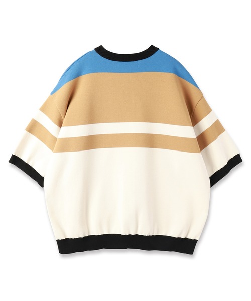 CULLNI（クルニ）の「Collarless Buttoned Short Sleeve Knit Jaket（ニット/セーター・メンズ・ブラック/アッシュブラウン/ネイビー系/ブラック系/ベージュ系/ワインレッド・1/2/0）」の10枚目の写真