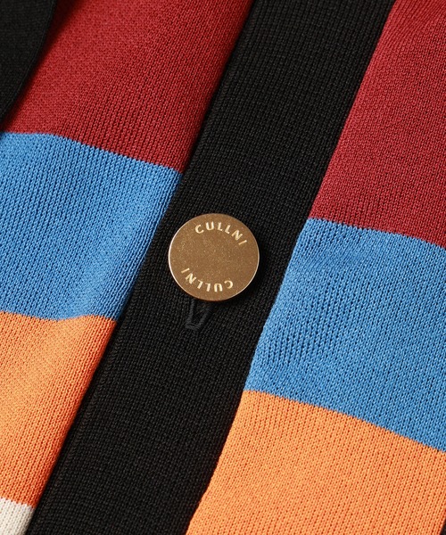 CULLNI（クルニ）の「Collarless Buttoned Short Sleeve Knit Jaket（ニット/セーター・メンズ・ブラック/アッシュブラウン/ネイビー系/ブラック系/ベージュ系/ワインレッド・1/2/0）」の18枚目の写真
