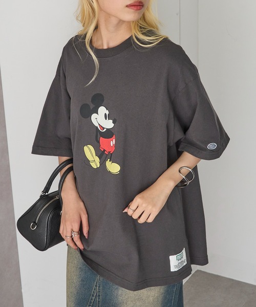 DISCUS(ディスカス)の「【DISCUS】DISCUS×Disney Tシャツ 5287-5670(Tシャツ/カットソー・レディース・ブラック系その他2/ホワイト系その他2/ホワイト/ブラック・L/M)」の4枚目の写真