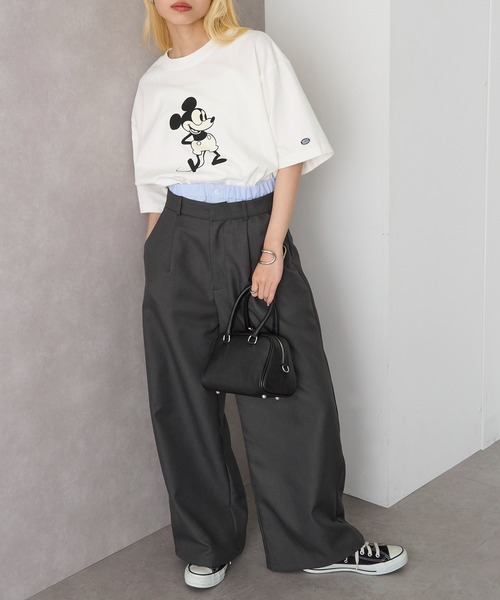 DISCUS(ディスカス)の「【DISCUS】DISCUS×Disney Tシャツ 5287-5670(Tシャツ/カットソー・レディース・ブラック系その他2/ホワイト系その他2/ホワイト/ブラック・L/M)」の19枚目の写真