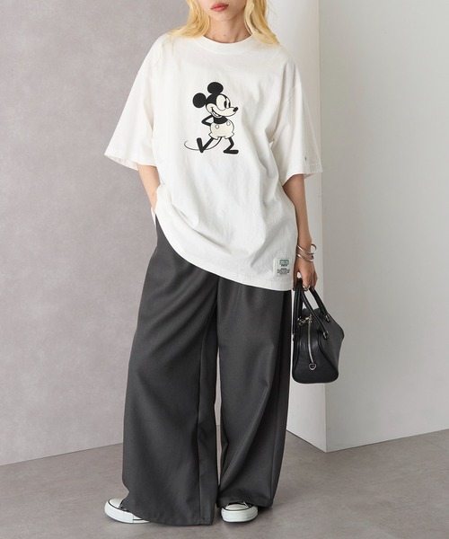 DISCUS(ディスカス)の「【DISCUS】DISCUS×Disney Tシャツ 5287-5670(Tシャツ/カットソー・レディース・ブラック系その他2/ホワイト系その他2/ホワイト/ブラック・L/M)」の21枚目の写真