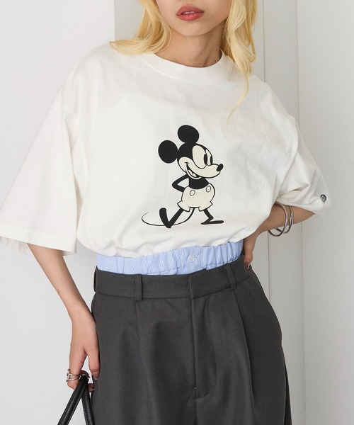 DISCUS(ディスカス)の「【DISCUS】DISCUS×Disney Tシャツ 5287-5670(Tシャツ/カットソー・レディース・ブラック系その他2/ホワイト系その他2/ホワイト/ブラック・L/M)」の17枚目の写真