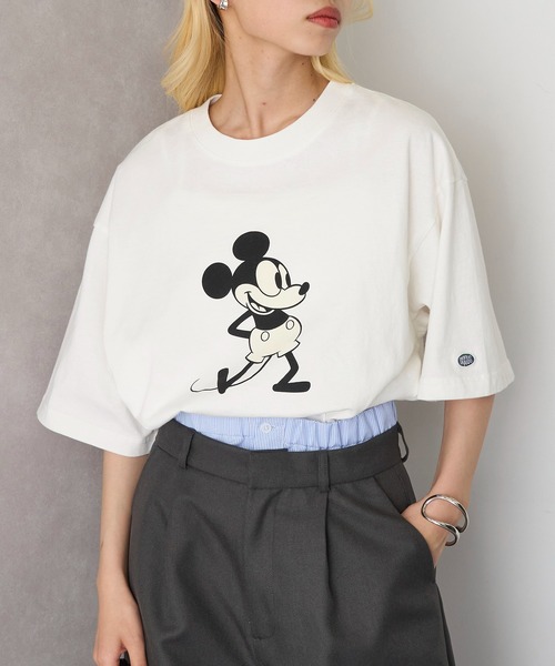 DISCUS(ディスカス)の「【DISCUS】DISCUS×Disney Tシャツ 5287-5670(Tシャツ/カットソー・レディース・ブラック系その他2/ホワイト系その他2/ホワイト/ブラック・L/M)」の18枚目の写真
