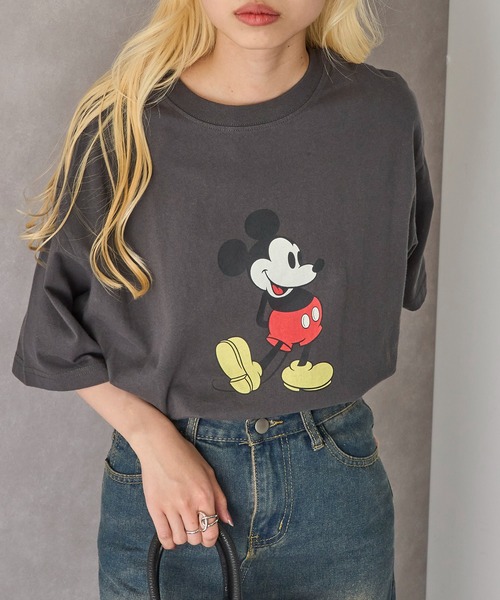 DISCUS(ディスカス)の「【DISCUS】DISCUS×Disney Tシャツ 5287-5670(Tシャツ/カットソー・レディース・ブラック系その他2/ホワイト系その他2/ホワイト/ブラック・L/M)」の7枚目の写真