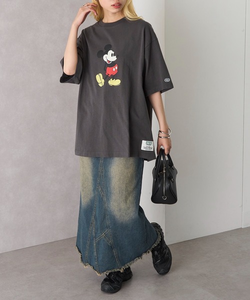 DISCUS(ディスカス)の「【DISCUS】DISCUS×Disney Tシャツ 5287-5670(Tシャツ/カットソー・レディース・ブラック系その他2/ホワイト系その他2/ホワイト/ブラック・L/M)」の12枚目の写真