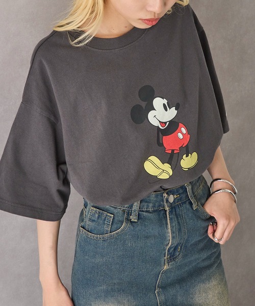 DISCUS(ディスカス)の「【DISCUS】DISCUS×Disney Tシャツ 5287-5670(Tシャツ/カットソー・レディース・ブラック系その他2/ホワイト系その他2/ホワイト/ブラック・L/M)」の5枚目の写真