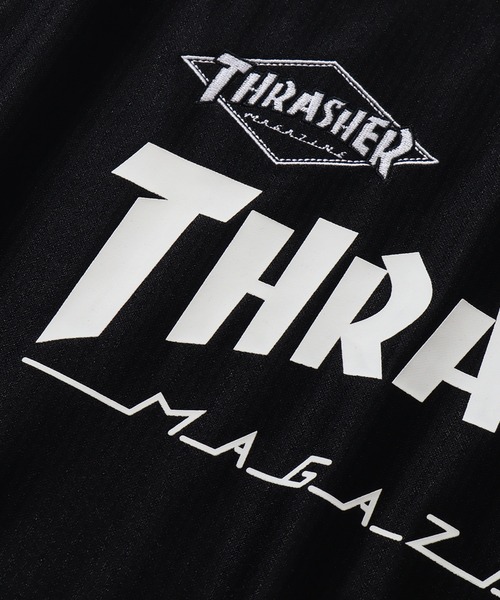 THRASHER(スラッシャー)の「【THRASHER/スラッシャー】ゲームシャツ 襟付きロングスリーブTシャツ(Tシャツ/カットソー・メンズ・ホワイト/ブラック・XL/L/M)」の8枚目の写真