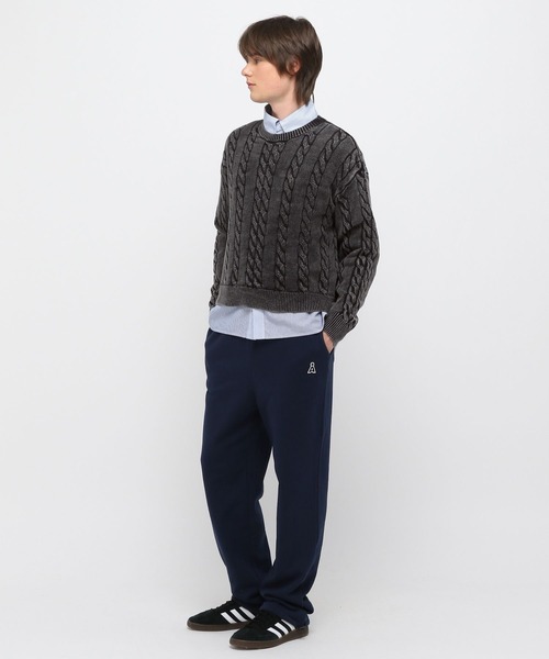 【セール】3.3 Field Trip／ウォッシュケーブルニット（ニット/セーター）｜3.3 Field Trip （3.3フィールドトリップ）