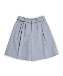 【VOAAOV】BD JERSEY Belt Wide Short Pants