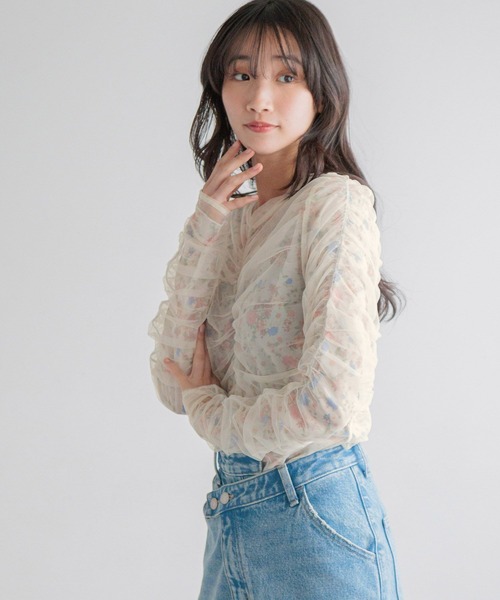 トップス hippo セール】アシメシャーリング2PLS 288081（Tシャツ