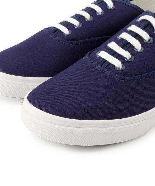 BEAUTY&YOUTH UNITED ARROWS（ビューティーアンドユースユナイテッドアローズ）の「BY キャンバスレースアップスニーカー（スニーカー・レディース・ネイビー/ホワイト・LARGE/MEDIUM/SMALL）」の7枚目の写真