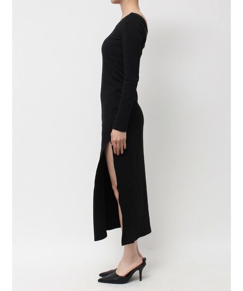 GYDA（ジェイダ）の「GD BACKクロスバインダーテレコロングワンピース（ワンピース・レディース・ブラック/ライトグレー・FREE）」の20枚目の写真