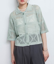 メッシュクロシェカーデ