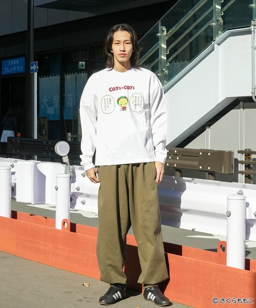 UNIIT（ユニット）の「【COJI-COJI/コジコジ】プリントロンT（Tシャツ/カットソー・メンズ・ホワイト系その他/ベージュ系その他2/ベージュ系その他3/ブルー系その他2/ブラック系その他/ホワイト系その他3・SMALL/MEDIUM/LARGE）」の7枚目の写真