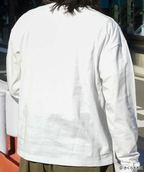 UNIIT（ユニット）の「【COJI-COJI/コジコジ】プリントロンT（Tシャツ/カットソー・メンズ・ホワイト系その他/ベージュ系その他2/ベージュ系その他3/ブルー系その他2/ブラック系その他/ホワイト系その他3・SMALL/MEDIUM/LARGE）」の12枚目の写真