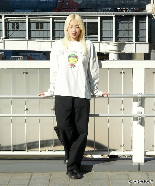 UNIIT（ユニット）の「【COJI-COJI/コジコジ】プリントロンT（Tシャツ/カットソー・メンズ・ホワイト系その他/ベージュ系その他2/ベージュ系その他3/ブルー系その他2/ブラック系その他/ホワイト系その他3・SMALL/MEDIUM/LARGE）」の22枚目の写真