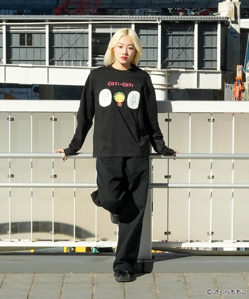 UNIIT（ユニット）の「【COJI-COJI/コジコジ】プリントロンT（Tシャツ/カットソー・メンズ・ホワイト系その他/ベージュ系その他2/ベージュ系その他3/ブルー系その他2/ブラック系その他/ホワイト系その他3・SMALL/MEDIUM/LARGE）」の17枚目の写真