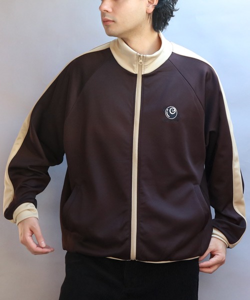 ８(eight)（エイト）の「ジャージトラックジャケット（ジャージ・メンズ・アイボリー/ベージュ/ブラウン・MEDIUM/LARGE）」の14枚目の写真