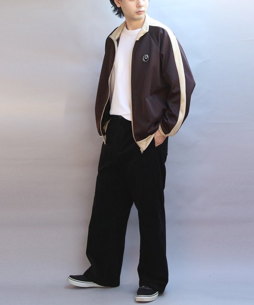 ８(eight)（エイト）の「ジャージトラックジャケット（ジャージ・メンズ・アイボリー/ベージュ/ブラウン・MEDIUM/LARGE）」の21枚目の写真