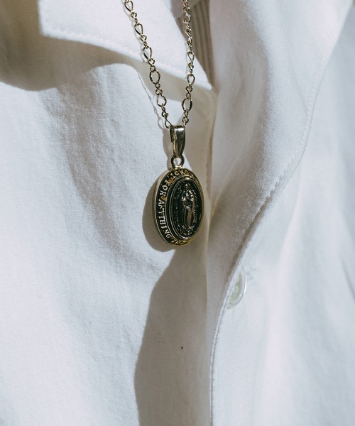 Subciety(サブサエティ)の「Medaille necklace(ネックレス・メンズ・シルバー・FREE)」の13枚目の写真