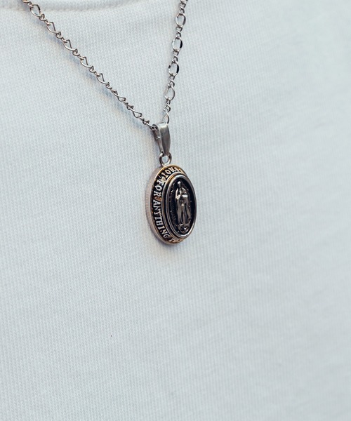 Subciety(サブサエティ)の「Medaille necklace(ネックレス・メンズ・シルバー・FREE)」の7枚目の写真
