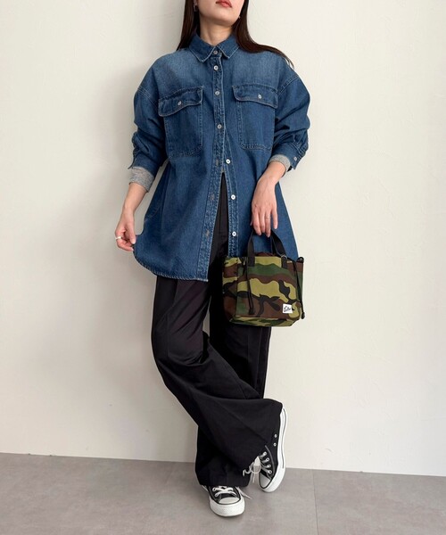 fredy emue（フレディエミュ）の「【Drifter/ドリフター】キューブ巾着トートバッグ（TOLEDO）（ショルダーバッグ・レディース・ブラック/ベージュ/グリーン系その他3/ブルー系その他7/パープル系その他3・FREE）」の13枚目の写真