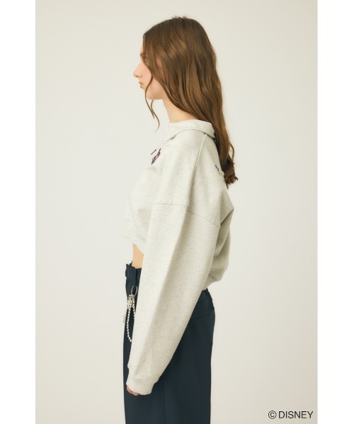Disney SERIES CREATED by MUS（ディズニーシリーズクリエイテッドバイエムユーエス）の「MD HALF ZIP UP プルオーバー（スウェット・レディース・グレー×ホワイト/ブルー/グリーン・FREE）」の16枚目の写真