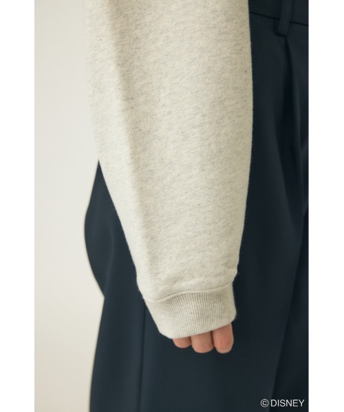 Disney SERIES CREATED by MUS（ディズニーシリーズクリエイテッドバイエムユーエス）の「MD HALF ZIP UP プルオーバー（スウェット・レディース・グレー×ホワイト/ブルー/グリーン・FREE）」の22枚目の写真