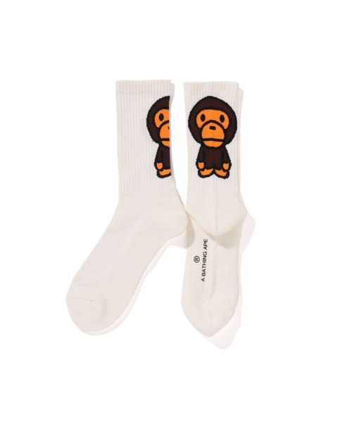 A BATHING APE（アベイシングエイプ）の「BABY MILO SOCKS（ソックス
