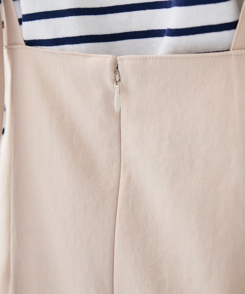 CROSS FUNCTION（クロスファンクション）の「《吸水速乾》エブ楽ハイウエストジャンスカ【CF/クロスファンクション】（ジャンパースカート・レディース・アイボリー/ブラック・L/M/LL）」の22枚目の写真