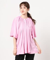 Drawer（ドゥロワー）の「Drawer ”D”プリントクルーネックTEE