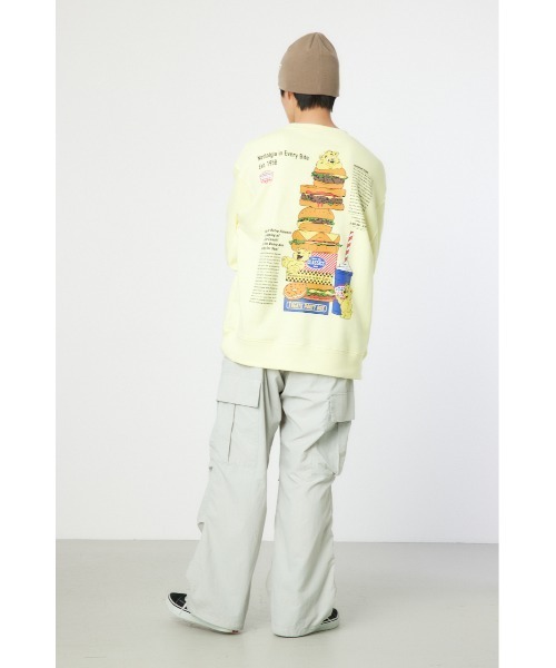 RODEO CROWNS WIDE BOWL（ロデオクラウンズワイドボウル）の「ナイロントラックパンツ（その他パンツ・メンズ・ライトグレー/ブラック・MEDIUM/LARGE）」の8枚目の写真