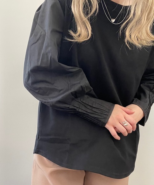 H.TOKYO（エイチトウキョウ）の「バルーンスリーブプルオーバー（シャツ/ブラウス・レディース・ブラック/ホワイト・MEDIUM/LARGE）」の8枚目の写真