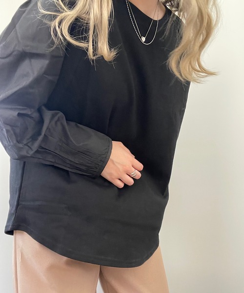 H.TOKYO（エイチトウキョウ）の「バルーンスリーブプルオーバー（シャツ/ブラウス・レディース・ブラック/ホワイト・MEDIUM/LARGE）」の10枚目の写真