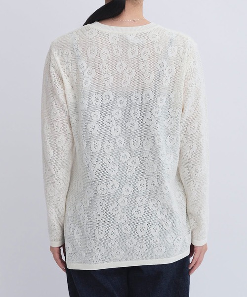 AMBIDEX(アンビデックス)の「☆デイジーメッシュスリットプルオーバー(Tシャツ/カットソー・レディース・キナリ/ネイビー/ピンク・FREE)」の18枚目の写真